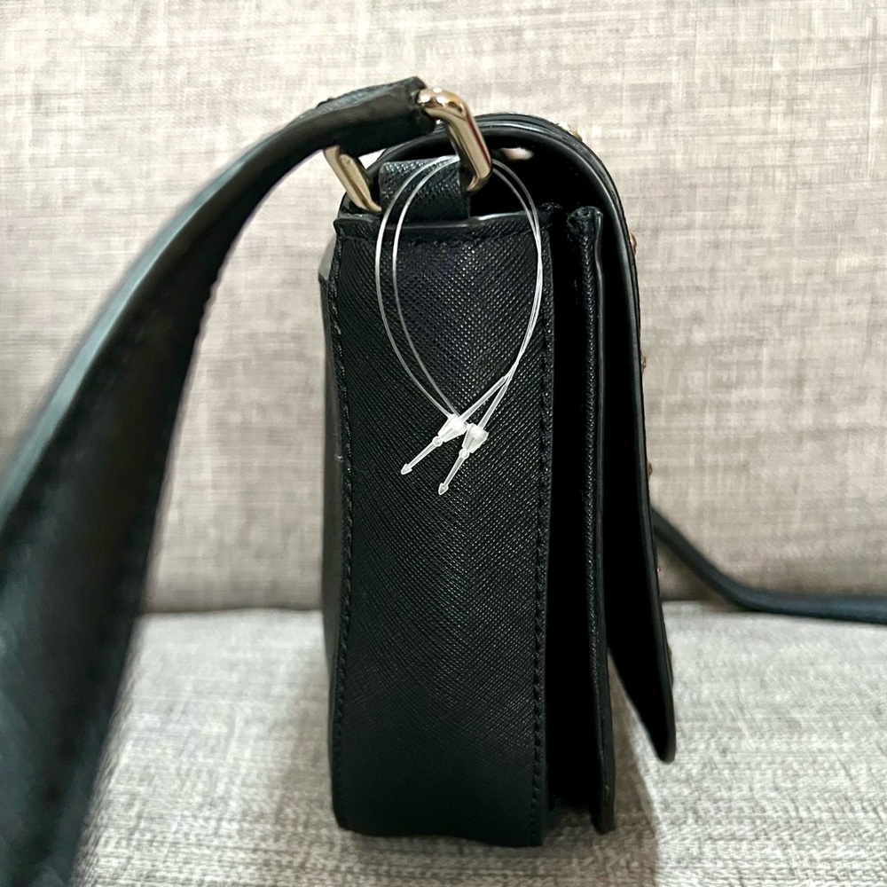 Kate spade Carsen Laurel Way Crystals Bow Saffiano Cow Leather Crossbody Bag - Picture 6 of 15